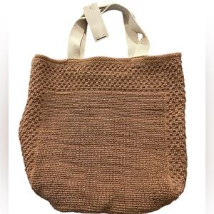 Raj Tote Bag Brown & Cream New With Tags Boho